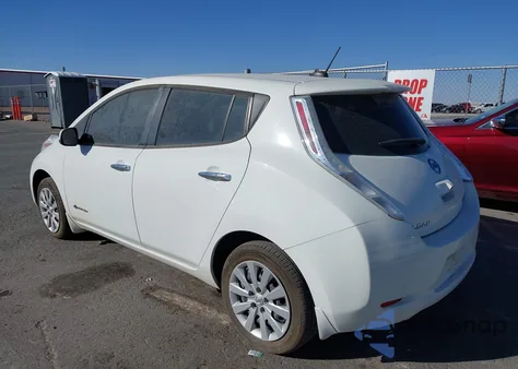 2015 Nissan Leaf S z USA, uszkodzony, nr VIN 1N4AZ0CP6FC315000